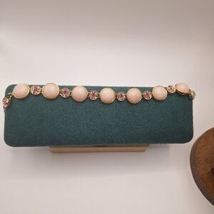 Laundry by Shelli Segal Blush Stone Crystal Bracelet